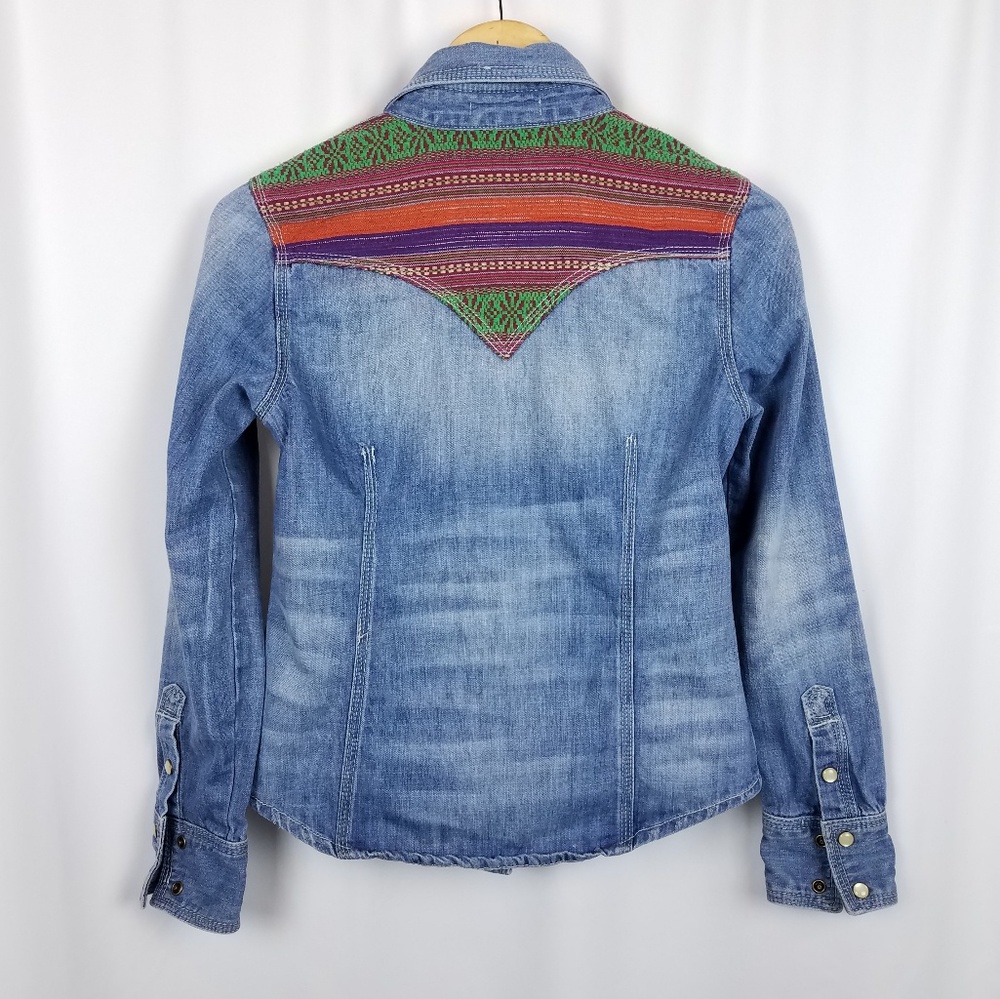 Embroidered Button Down S - image 4